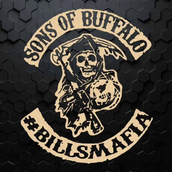 The Death Sons Of Buffalo Bills Mafia SVG Cricut File