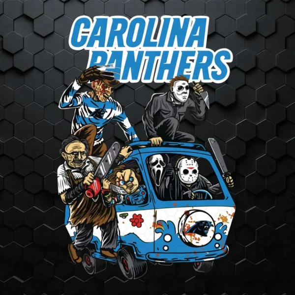 The Killers Club Carolina Panthers Horror SVG Cricut File