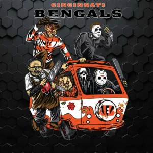 bold and modern with a playful twist Bengals classic SVG design showing excitement and camaraderie for Cricut and Silhouette cutting machines