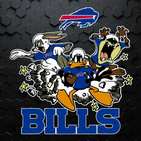The Looney Tunes Football Team Buffalo Bills Nfl SVG