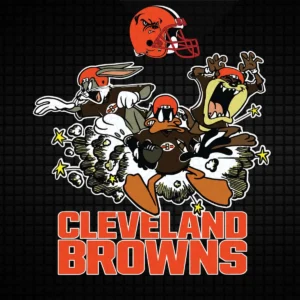 vintage with a playful cartoon aesthetic Browns classic SVG design showing nostalgia and pride for Cricut and Silhouette cutting machines