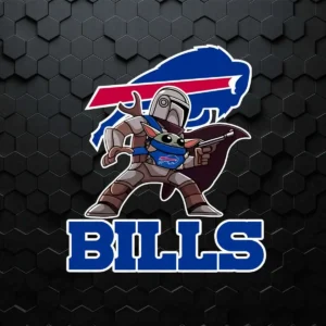 The Mandalorian Baby Yoda Buffalo Bills Nfl SVG