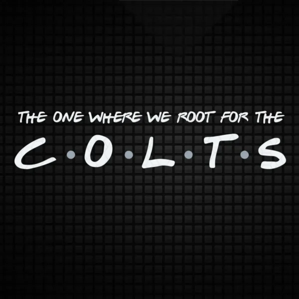 modern with a playful twist Colts classic SVG design showing excitement and camaraderie for Cricut and Silhouette cutting machines
