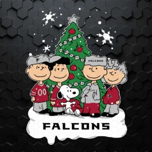 The Peanuts Movie Christmas Tree Fans Atlanta Falcons SVG