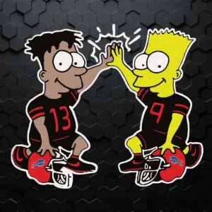 The Simpson Buffalo Bills Layered Digital Vector File