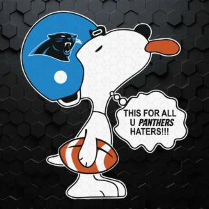 This For All Haters Carolina PanthersSVG Cricut File