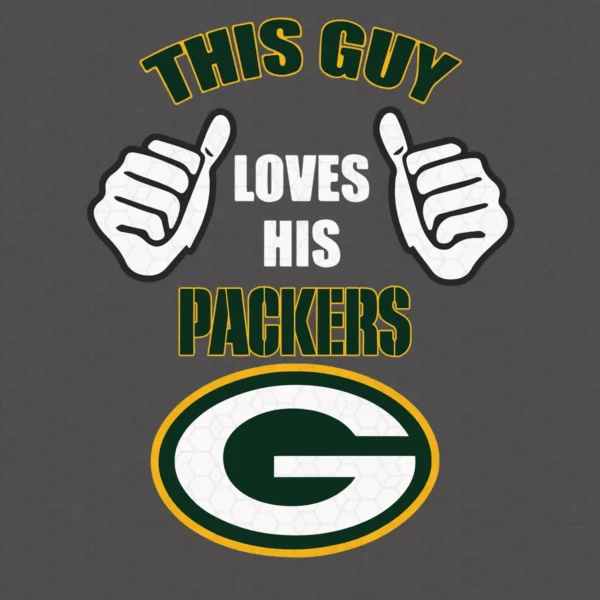 bold and modern with a touch of vintage Packers classic SVG design showing pride for Cricut and Silhouette cutting machines