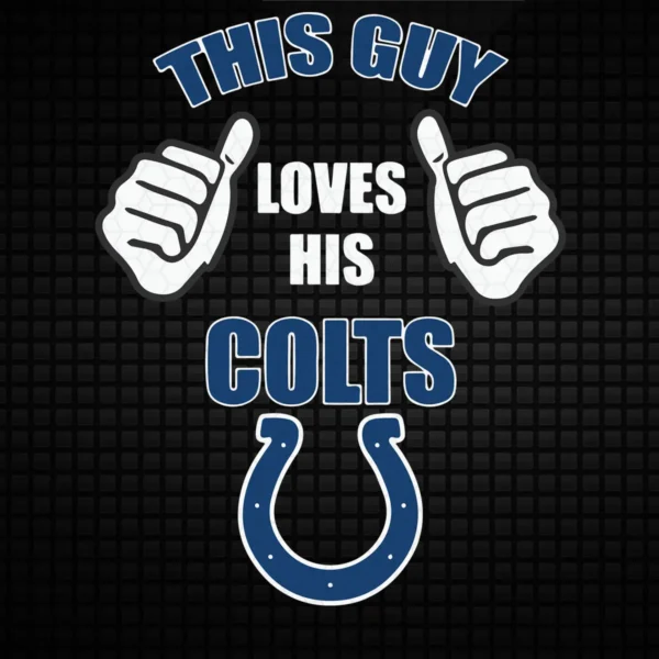 bold and modern with a playful touch Colts classic SVG design showing joy and pride for Cricut and Silhouette cutting machines