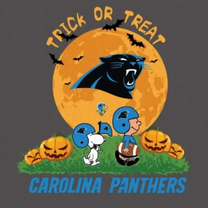 Trick Or Treat Snoopy Carolina Panthers SVG