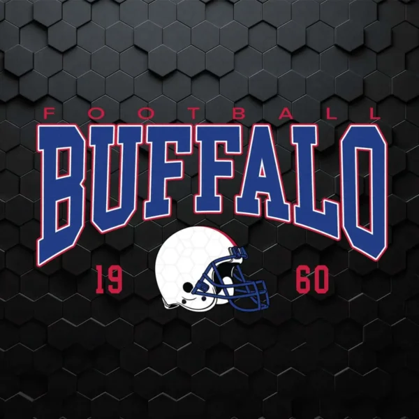Vintage Buffalo Bills Football 1960 SVG Digital Download