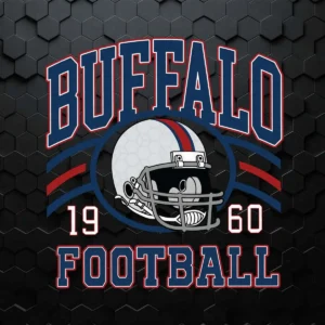 Vintage Buffalo Football 1960 SVG Cutting Digital File