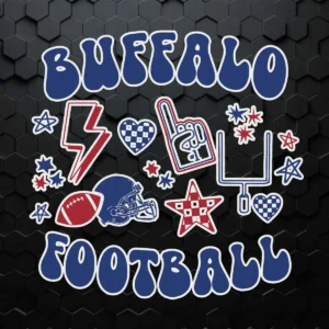 Vintage Buffalo Football Nfl Team SVG Cut File