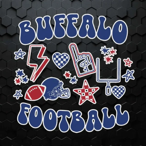 Vintage Buffalo Football Nfl Team SVG Cut File