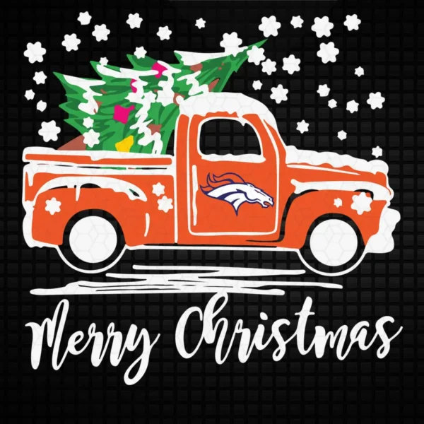 vintage with a playful holiday theme Broncos vintage SVG design showing joy and nostalgia for Cricut and Silhouette cutting machines
