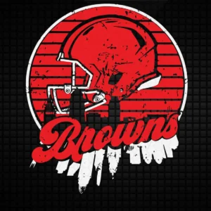 vintage with a bold and gritty aesthetic Browns logo SVG design showing nostalgia and pride for Cricut and Silhouette cutting machines