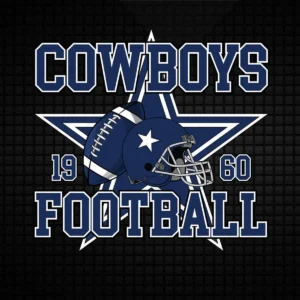 vintage with a modern twist, featuring bold elements Cowboys helmet SVG design showing pride for Cricut and Silhouette cutting machines