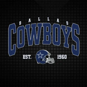 modern with a vintage touch Cowboys vintage SVG design showing pride for Cricut and Silhouette cutting machines