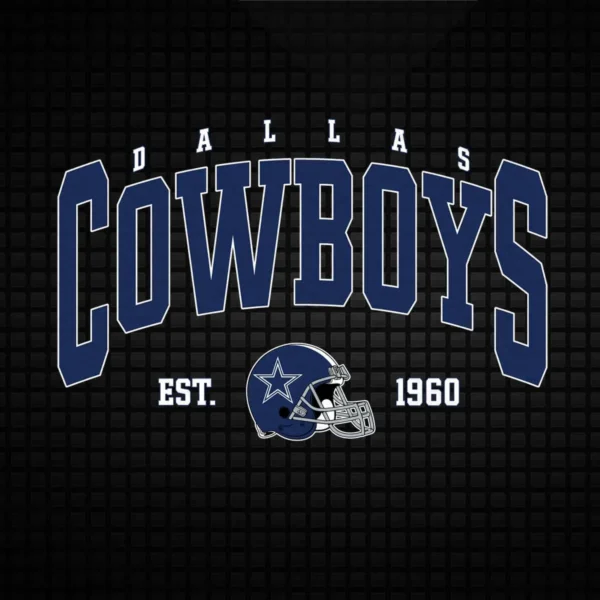 modern with a vintage touch Cowboys vintage SVG design showing pride for Cricut and Silhouette cutting machines