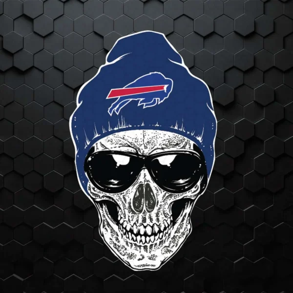 Vintage Skull Buffalo Bills SVG Decor File Digital Download