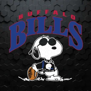 Vintage Snoopy Football Buffalo Bills SVG  Digital Download