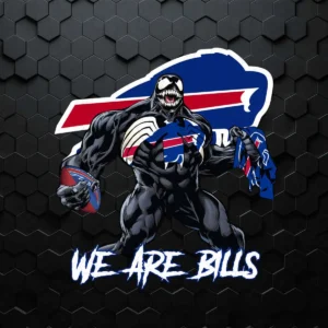 We Are The Bills Venom X Buffalo Bills Nfl PNG File