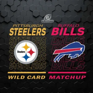 Wild Card Matchup Buffalo Bills Vs Pittsburgh Steelers SVG
