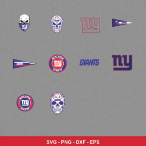 modern cartoon Giants player SVG expressing none featuring giants logo for Cricut and Silhouette