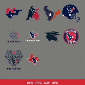 modern Texans player SVG expressing none featuring texans logo for Cricut and Silhouette
