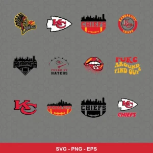 modern Chiefs player SVG expressing team pride featuring chiefs logo for Cricut and Silhouette