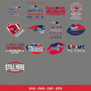 modern Patriots player SVG expressing team pride featuring patriots logo for Cricut and Silhouette