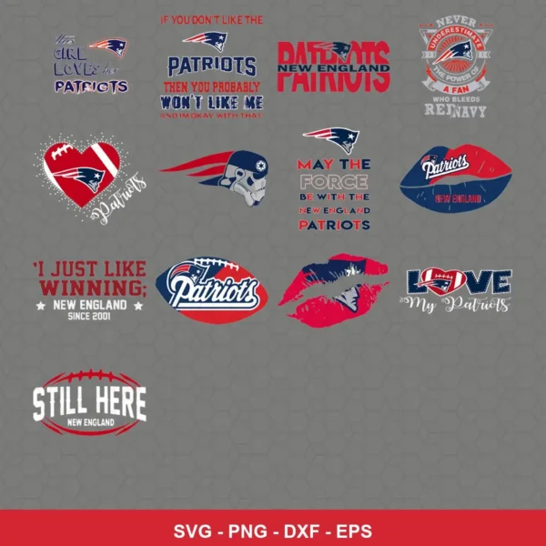 modern Patriots player SVG expressing team pride featuring patriots logo for Cricut and Silhouette