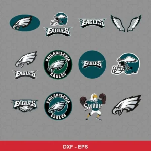 modern Eagles player SVG expressing team pride featuring eagles logos for Cricut and Silhouette