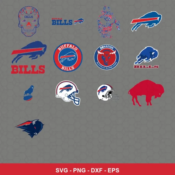 modern Bills player SVG expressing team pride for Cricut and Silhouette