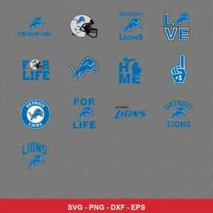 modern Lions player SVG expressing team pride for Cricut and Silhouette