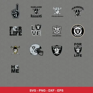 modern Raiders player SVG expressing team pride featuring raiders logo for Cricut and Silhouette