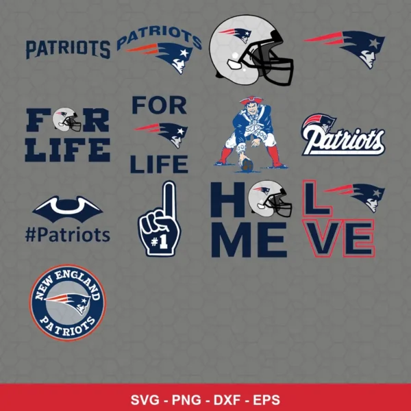 modern Patriots player SVG expressing team pride featuring patriots logo for Cricut and Silhouette