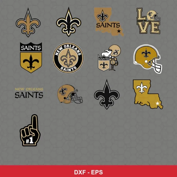 modern cartoon Saints player SVG expressing neutral featuring saints logo for Cricut and Silhouette