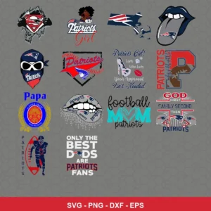 modern Patriots player SVG expressing team pride featuring patriots logo for Cricut and Silhouette