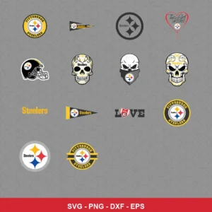 modern Steelers player SVG expressing team pride featuring steelers logo for Cricut and Silhouette