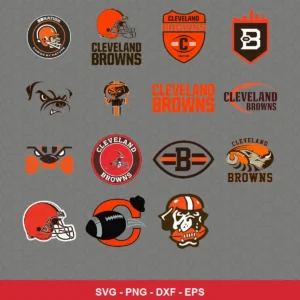 modern cartoon Browns player SVG expressing none for Cricut and Silhouette