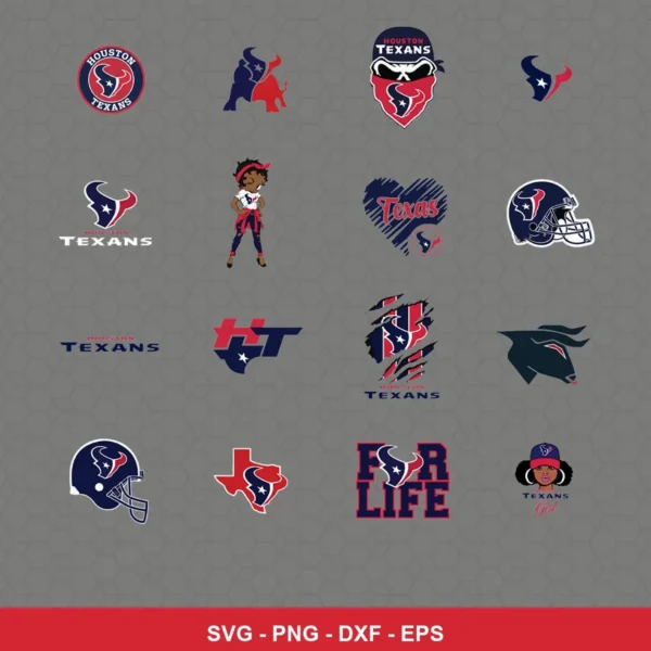 modern Texans player SVG expressing team pride featuring texans logo for Cricut and Silhouette