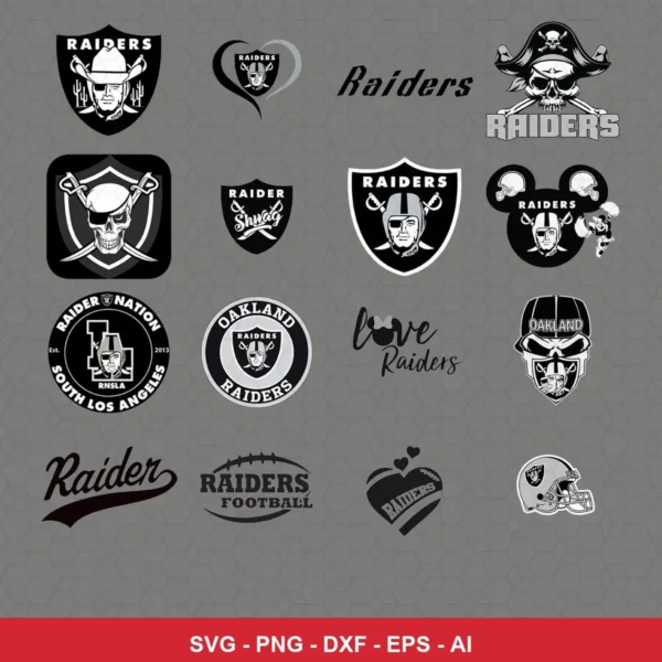 modern Raiders player SVG expressing team pride featuring raiders logo for Cricut and Silhouette
