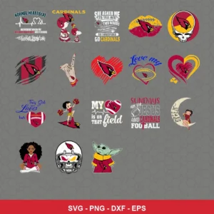 cartoon Cardinals player SVG expressing team pride featuring cardinals logo for Cricut and Silhouette