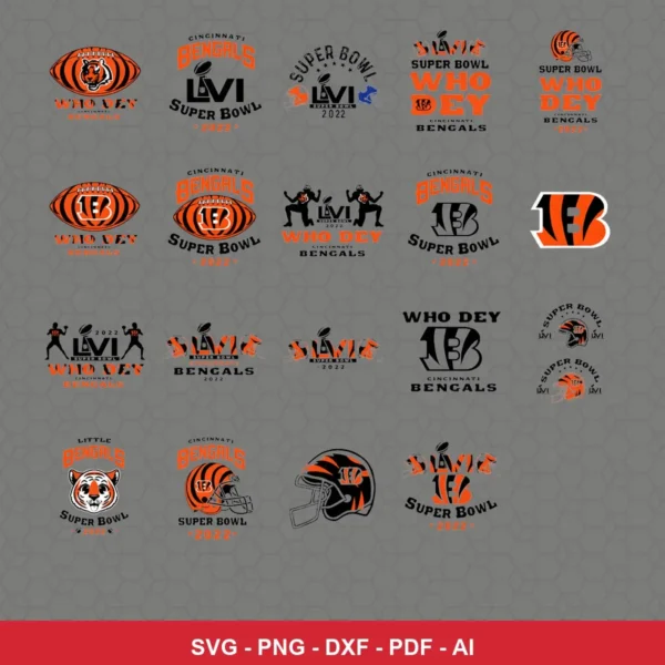 modern cartoon Bengals player SVG expressing mockery featuring bengals logo for Cricut and Silhouette