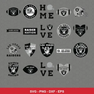 modern Raiders player SVG expressing team pride featuring raiders logo for Cricut and Silhouette