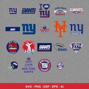 modern Giants player SVG expressing team pride for Cricut and Silhouette