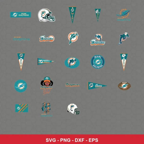 modern Dolphins player SVG expressing team pride featuring dolphins logo for Cricut and Silhouette