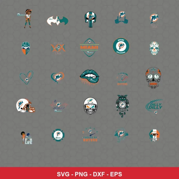 modern cartoon Dolphins player SVG expressing team pride for Cricut and Silhouette