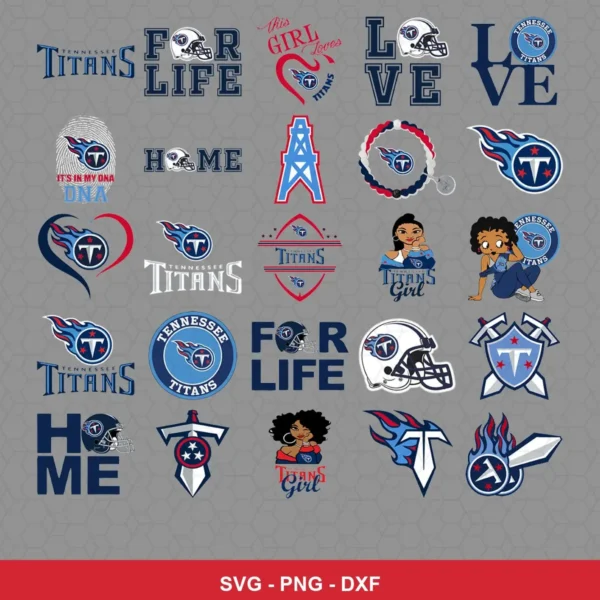 modern and playful Titans player SVG expressing team pride for Cricut and Silhouette