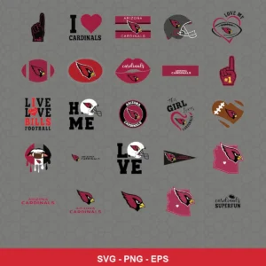 modern cartoon style with clean vector graphics Cardinals player SVG for Cricut and Silhouette